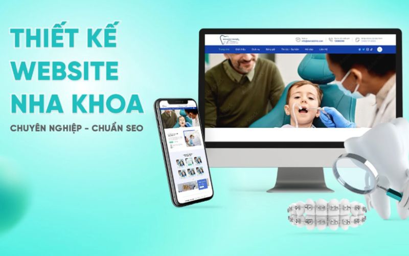 Thiết Kế Website Nha Khoa Chuyên Nghiệp Chuẩn SEO
