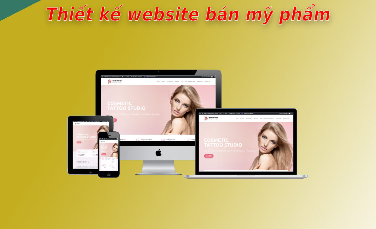 Thiết Kế Website Bán Mỹ Phẩm Hiện Đại